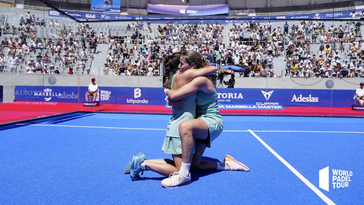 Ari y Paula, campeonas en Marbella