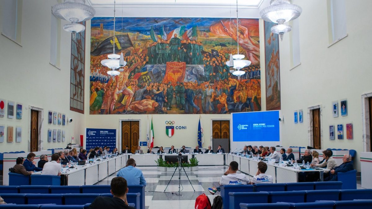 LA FEDERACIÓN INTERNACIONAL DE PÁDEL (FIP) CONTINÚA CON EL RÁPIDO DESARROLLO MUNDIAL DEL PÁDEL EN LA HISTÓRICA ASAMBLEA GENERAL DE ROMA