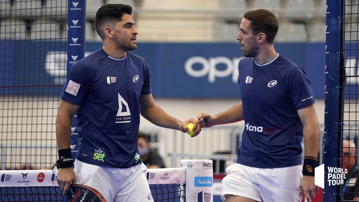Bela y Coello, contra Chingotto y Tello tras vencer a Galán y Lebrón en el Master de Madrid 