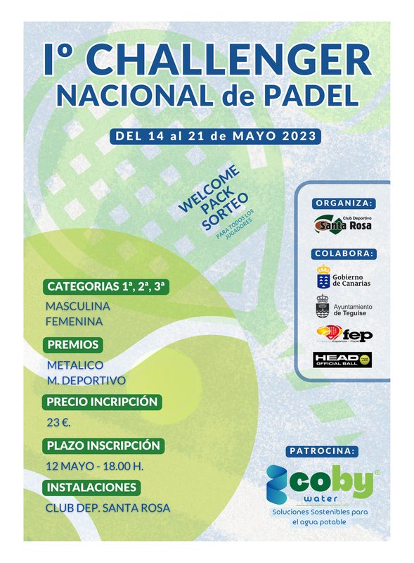 1º CHALLENGER NACIONAL DE PADEL