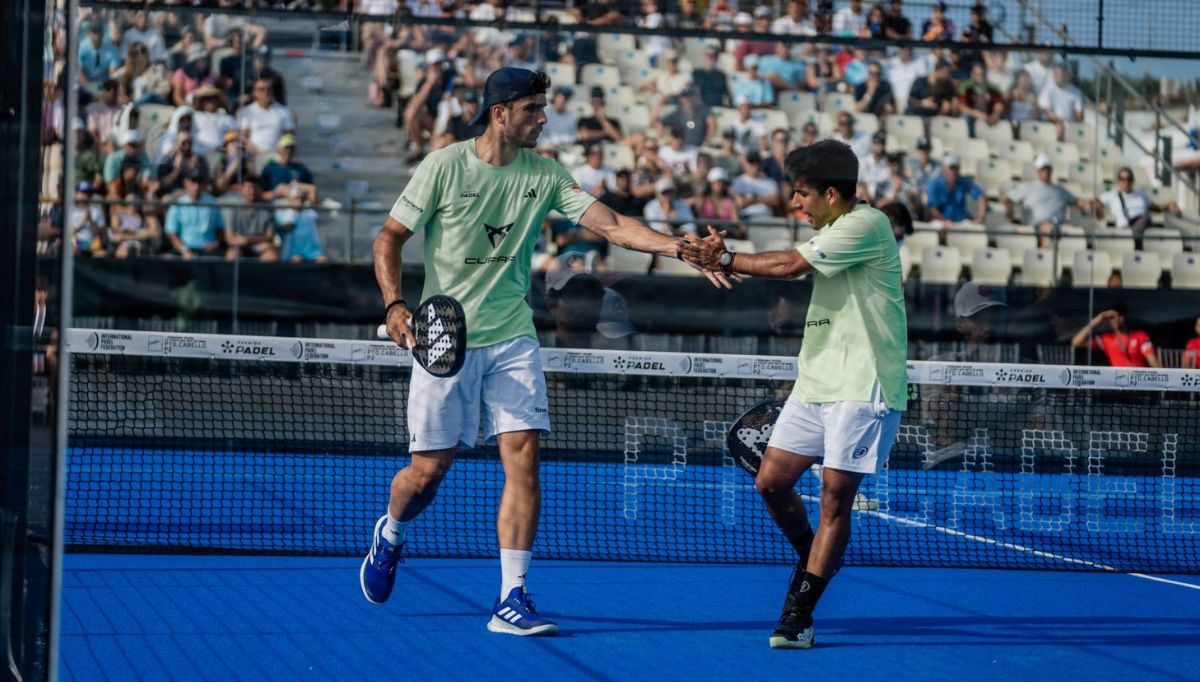 Galán y Chingotto avanzan en el torneo Puerto Cabello P2