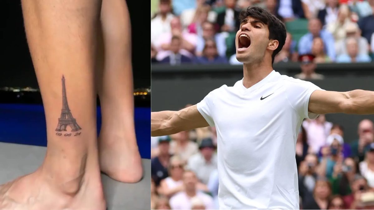 Alcaraz Se Tatúa la Torre Eiffel en su Pierna en Honor a su Primer Roland Garros
